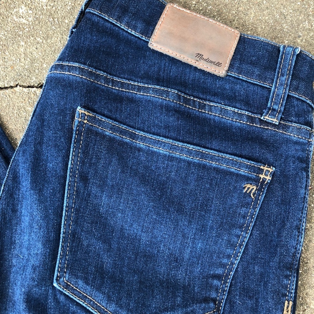 Madewell Sz 30 Skinny Skinny Dark Wash High Rise - Picture 2 of 5